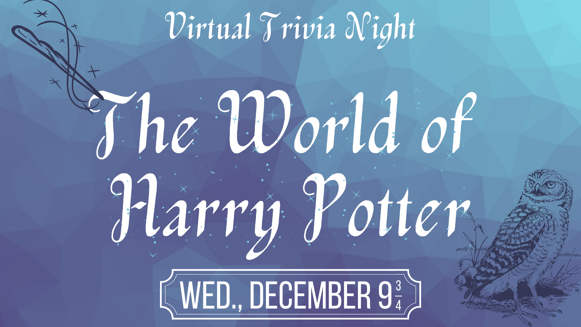Virtual Trivia Night: The World of Harry Potter
