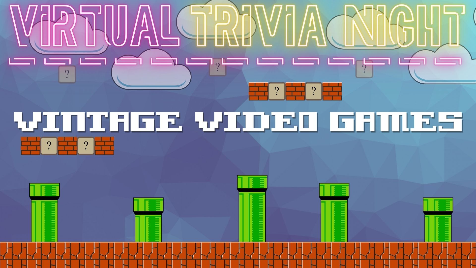 Virtual Trivia Night: Vintage Video Games