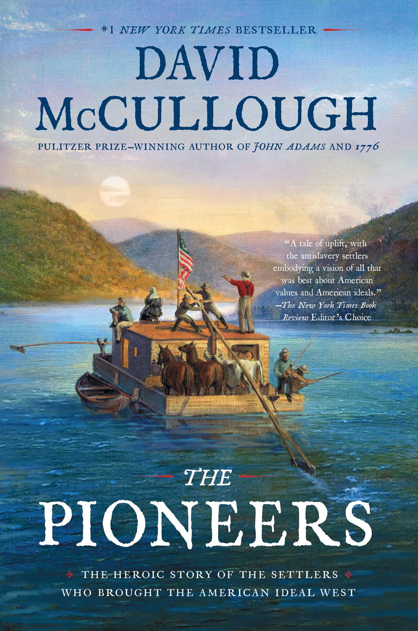 Book cover illustration of The Pioneers