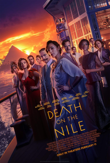 "Death on the Nile" movie poster