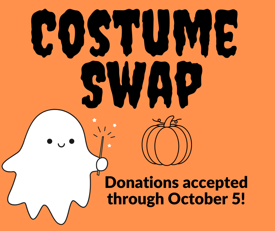 Costume Swap donations accepted through October 5