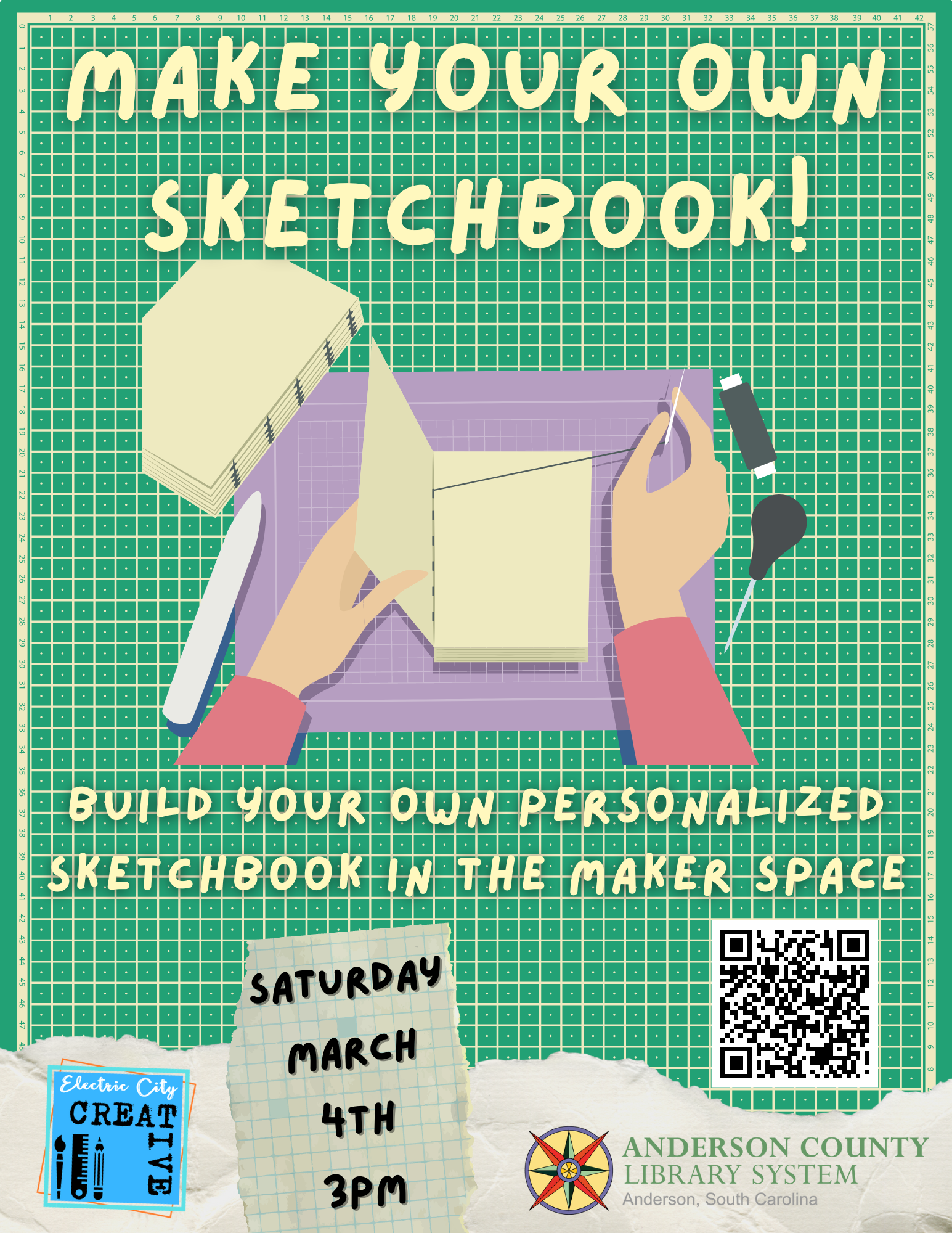 sketchbook making flyer