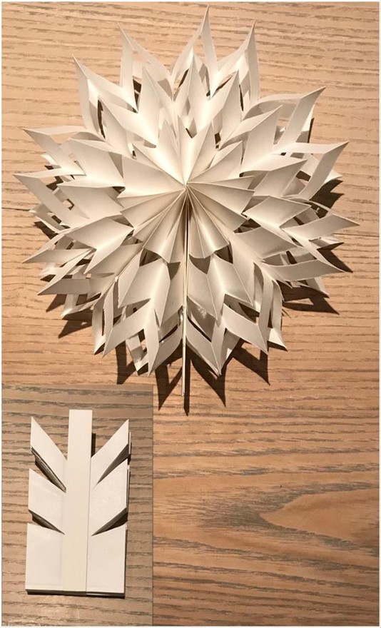 paperbag snowflake