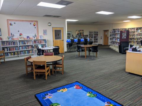 Westside Community C enter Library interior shot