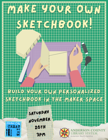 sketchbook making poster