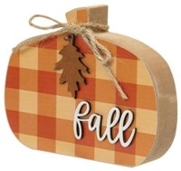 plaid pumpkin