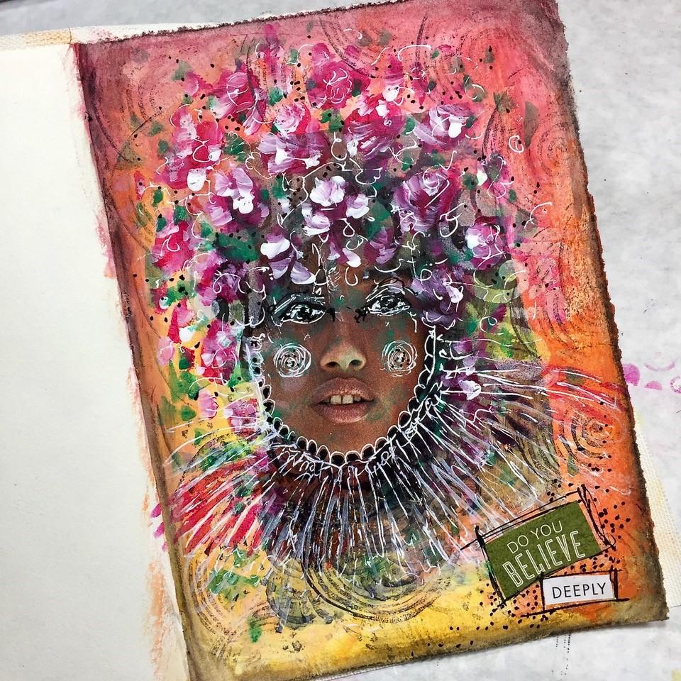 Art Journal Face