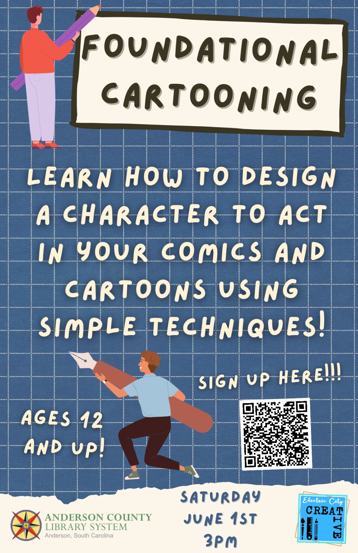 cartooning poster